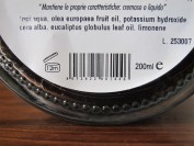 KIT SAPONE NERO CON GUANTO-200 GR